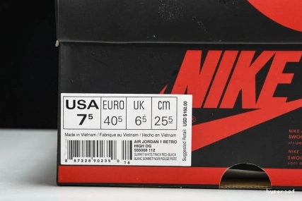 Hyperoad Retro 1 Track Jordan High Red 0727